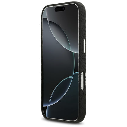 MagSafe hoes voor Apple iPhone 17 Pro Max, Karl Lagerfeld, FW Stamped Karl, Zwart