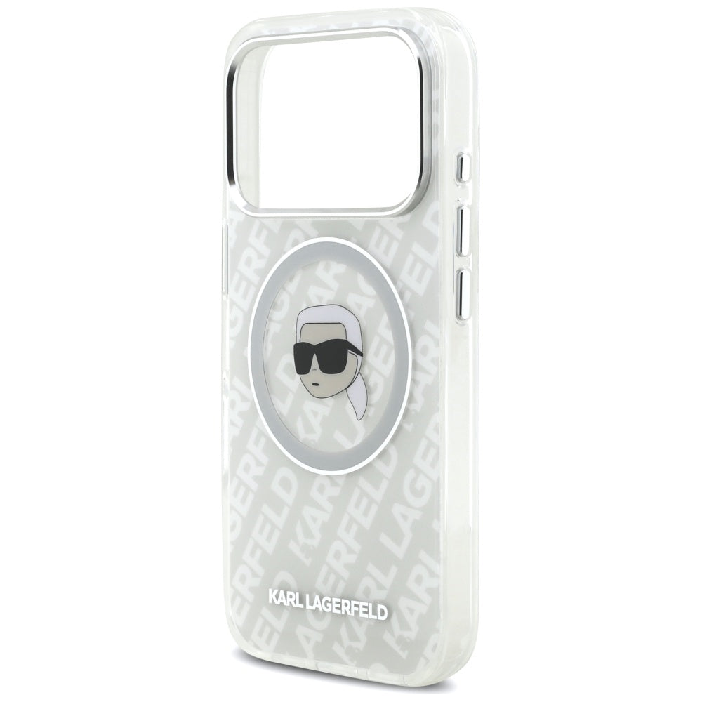 MagSafe hoes voor Apple iPhone 17 Pro Max, Karl Lagerfeld, IML Karl`s Head, Gri