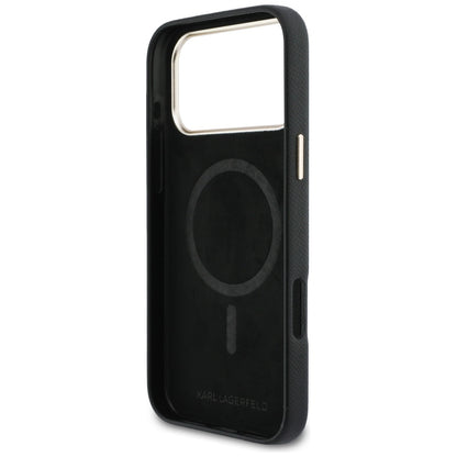 MagSafe Case for Apple iPhone 17 Pro Max, Karl Lagerfeld, Karl Head Logo, Black