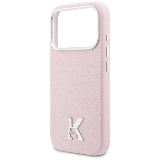 MagSafe hoes voor Apple iPhone 17 Pro Max, Karl Lagerfeld, Karl Head Logo, Roze