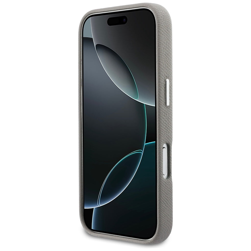 MagSafe hoes voor Apple iPhone 17 Pro Max, Karl Lagerfeld, Saffiano Karl & Choupette Pins, Gri