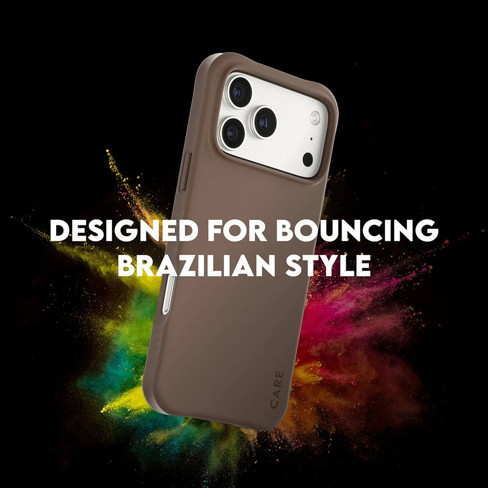 MagSafe hoesje voor Apple iPhone 17 Pro Max, PanzerGlass, Care Fashionable, Bruin
