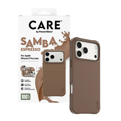MagSafe hoesje voor Apple iPhone 17 Pro Max, PanzerGlass, Care Fashionable, Bruin