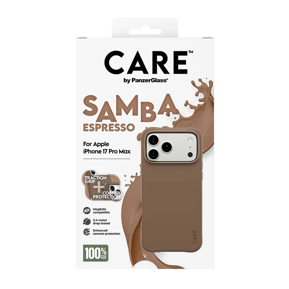 MagSafe hoesje voor Apple iPhone 17 Pro Max, PanzerGlass, Care Fashionable, Bruin