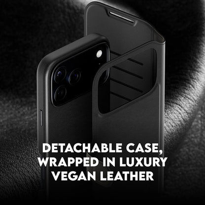 MagSafe hoes voor Apple iPhone 17 Pro Max, PanzerGlass, Care Feature Tango Two-in-One, Zwart