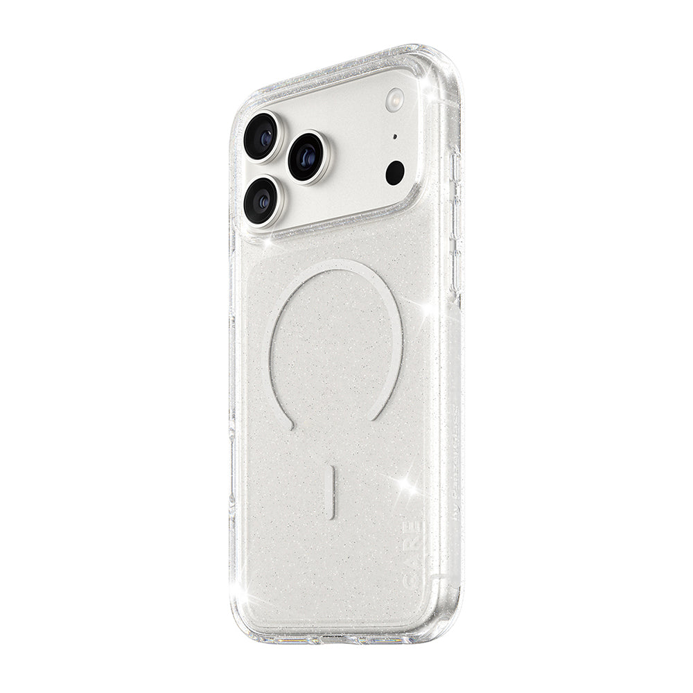 MagSafe hoesje voor Apple iPhone 17 Pro Max, PanzerGlass, Care Urban Explorer Star Lit, Transparant Wit