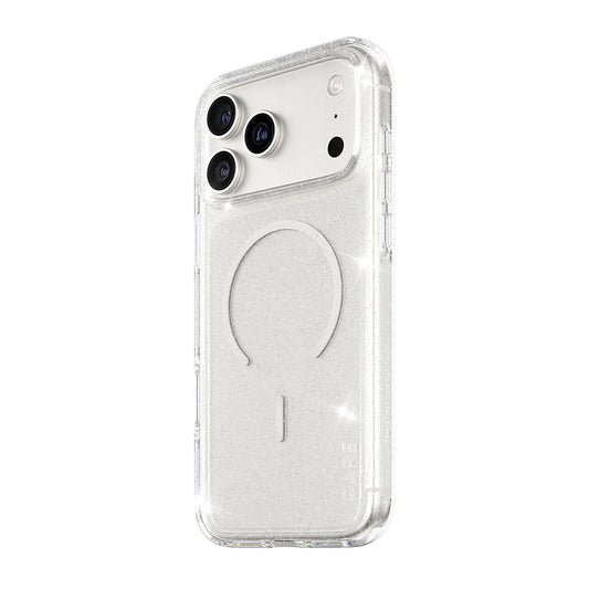 MagSafe hoesje voor Apple iPhone 17 Pro Max, PanzerGlass, Care Urban Explorer Star Lit, Transparant Wit