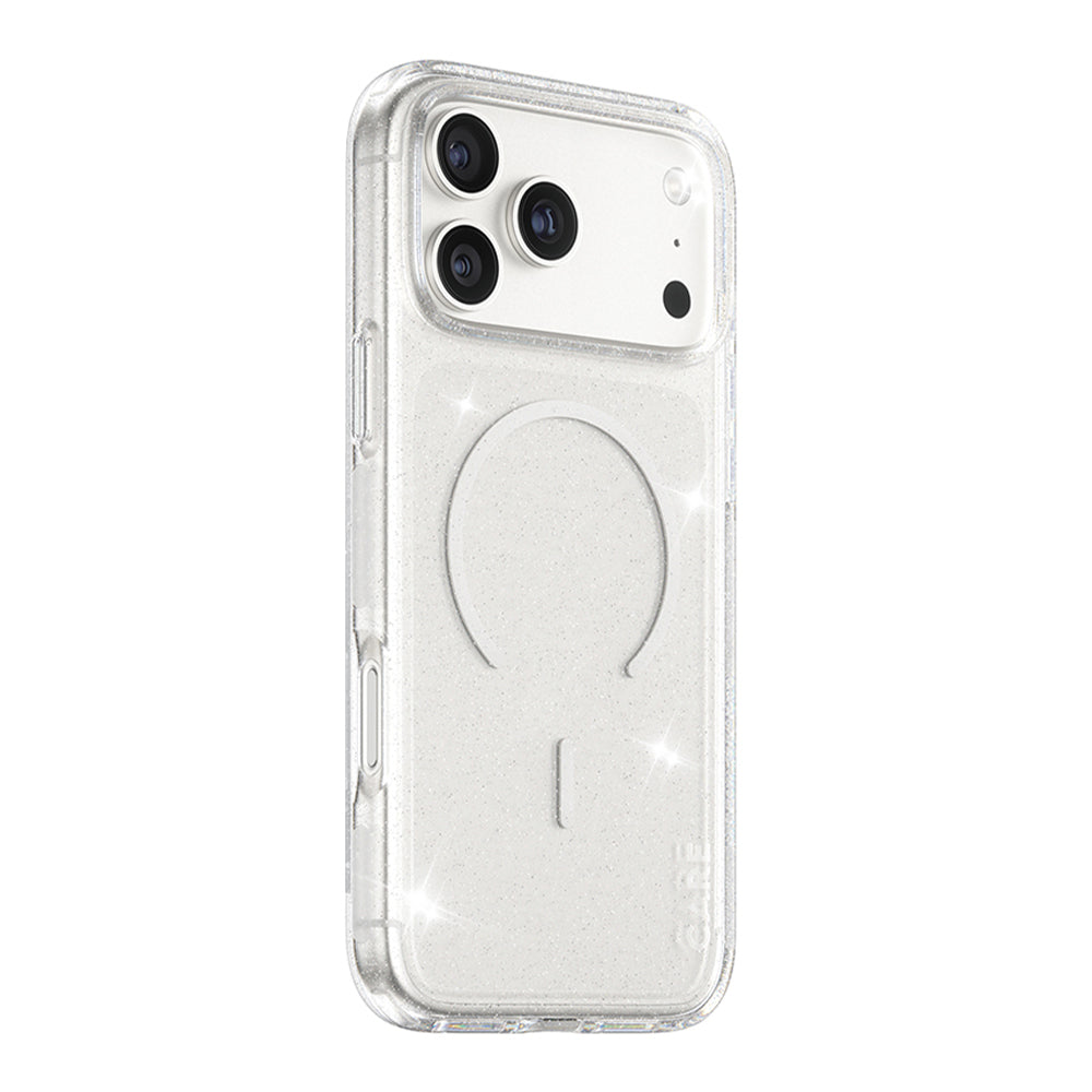 MagSafe hoesje voor Apple iPhone 17 Pro Max, PanzerGlass, Care Urban Explorer Star Lit, Transparant Wit