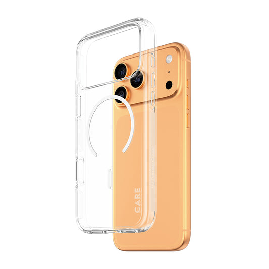 MagSafe hoes voor Apple iPhone 17 Pro Max, PanzerGlass, Care Urban Explorer, Transparant Wit