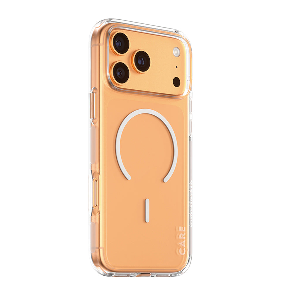 MagSafe hoes voor Apple iPhone 17 Pro Max, PanzerGlass, Care Urban Explorer, Transparant Wit