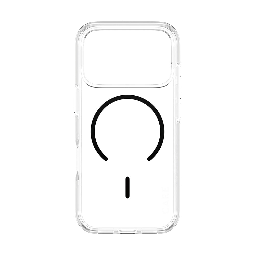 MagSafe hoesje voor Apple iPhone 17 Pro Max, PanzerGlass, Care Urban Explorer, Transparant Zwart