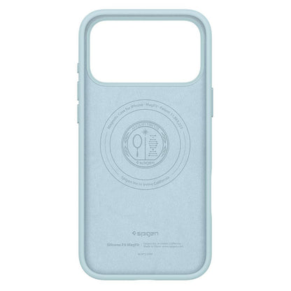 MagSafe hoesje voor Apple iPhone 17 Pro Max, Spigen, Silicone Fit, Blauw