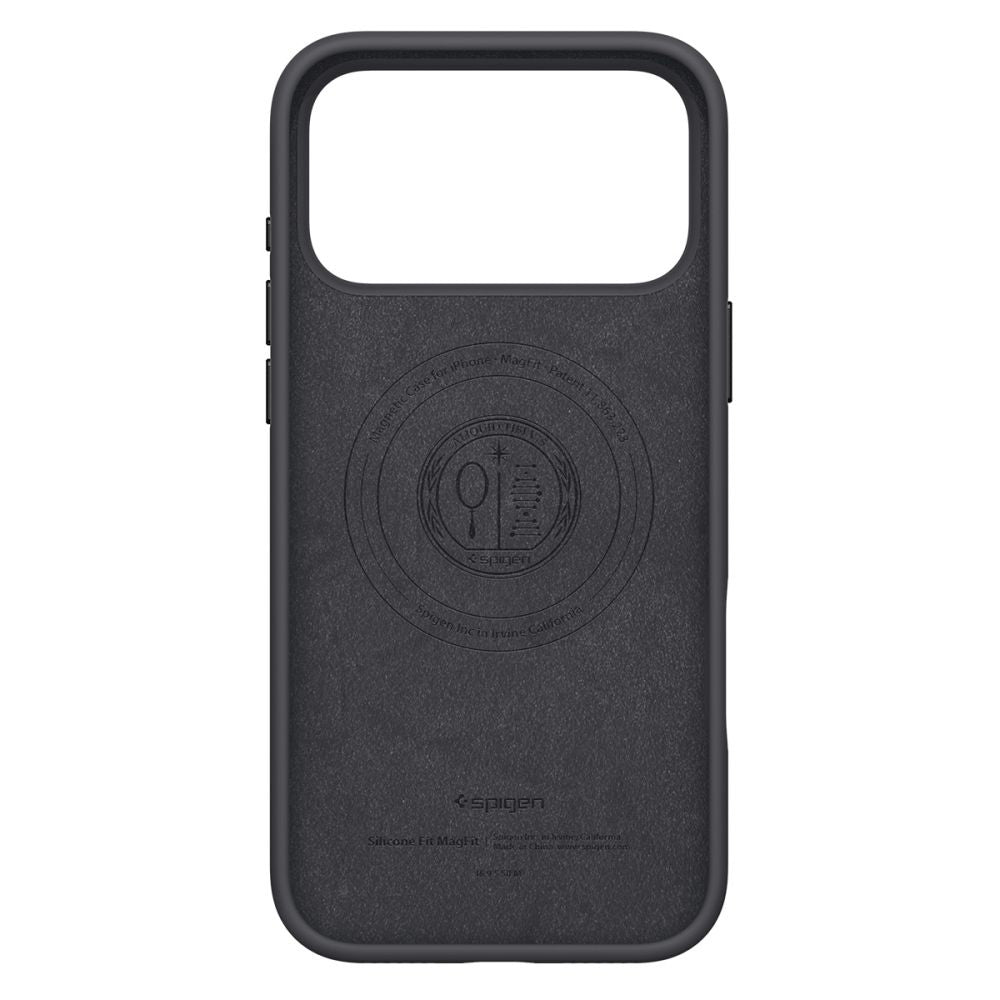 MagSafe hoesje voor Apple iPhone 17 Pro Max, Spigen, Silicone Fit, Zwart