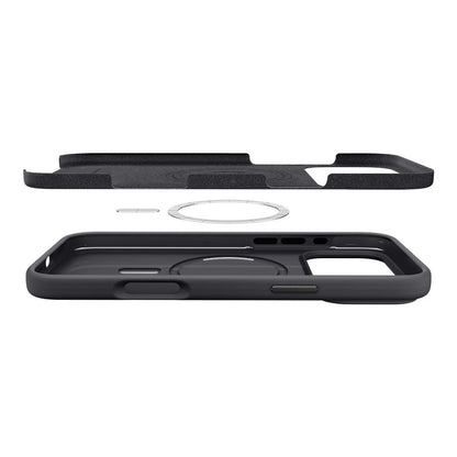 MagSafe hoesje voor Apple iPhone 17 Pro Max, Spigen, Silicone Fit, Zwart