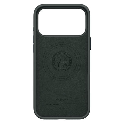 MagSafe hoesje voor Apple iPhone 17 Pro Max, Spigen, Silicone Fit, Groen
