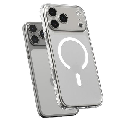 MagSafe hoesje voor Apple iPhone 17 Pro Max, Spigen, Ultra Hybrid, Satijnwit
