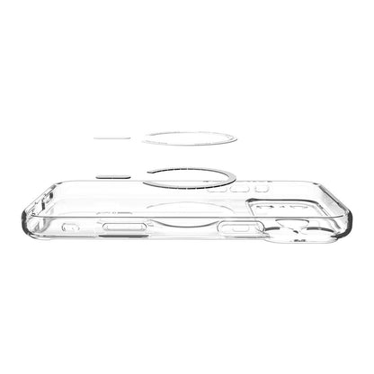 MagSafe hoesje voor Apple iPhone 17 Pro Max, Spigen, Ultra Hybrid, Satijnwit