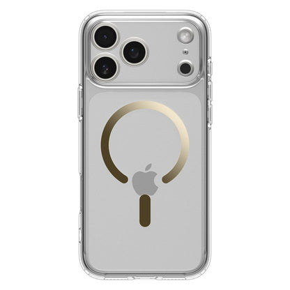 MagSafe hoesje voor Apple iPhone 17 Pro Max, Spigen, Ultra Hybrid, Transparant Goud