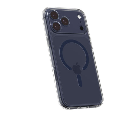 MagSafe Case for Apple iPhone 17 Pro Max, Spigen, Ultra Hybrid, Navy Transparent ACS11108
