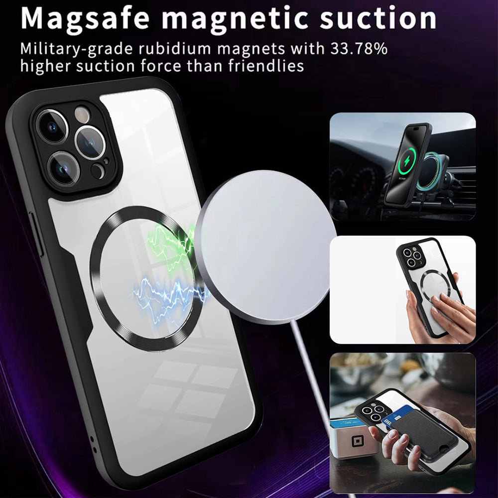 MagSafe hoes voor Apple iPhone 17 Pro Max, Techsuit, ColorVerse 360, Blauw