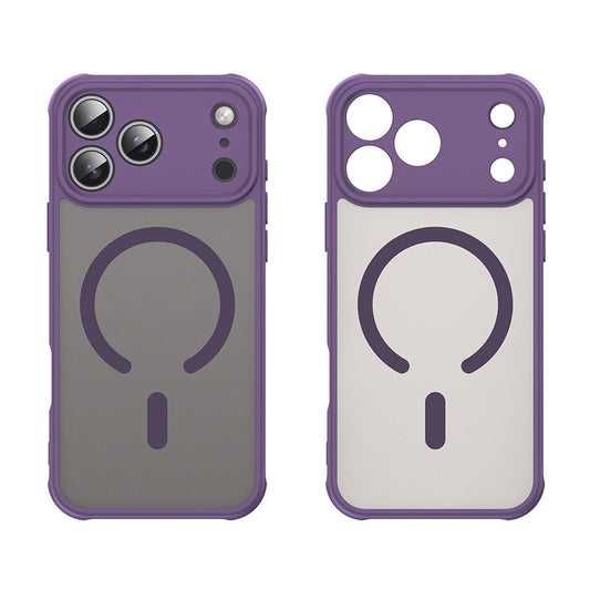 MagSafe hoesje voor Apple iPhone 17 Pro Max, Techsuit, HaloFrost II, Paars