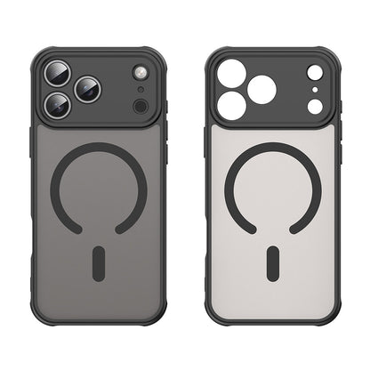MagSafe hoesje voor Apple iPhone 17 Pro Max, Techsuit, HaloFrost II, Zwart