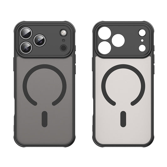 MagSafe hoesje voor Apple iPhone 17 Pro Max, Techsuit, HaloFrost II, Zwart