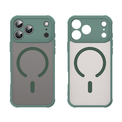 MagSafe hoesje voor Apple iPhone 17 Pro Max, Techsuit, HaloFrost II, Groen