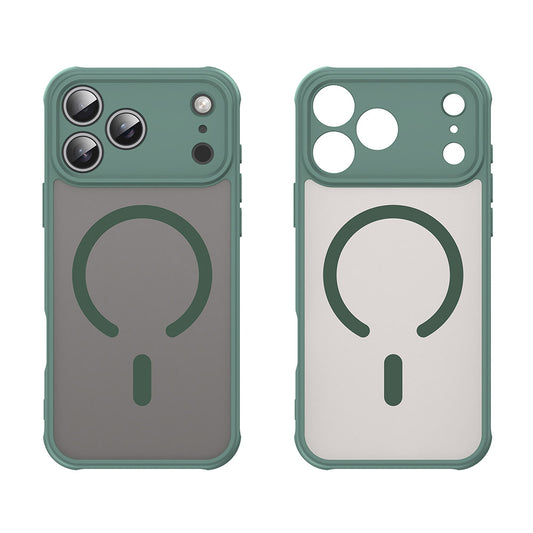 MagSafe hoesje voor Apple iPhone 17 Pro Max, Techsuit, HaloFrost II, Groen