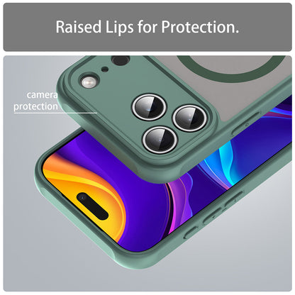 MagSafe hoesje voor Apple iPhone 17 Pro Max, Techsuit, HaloFrost II, Groen