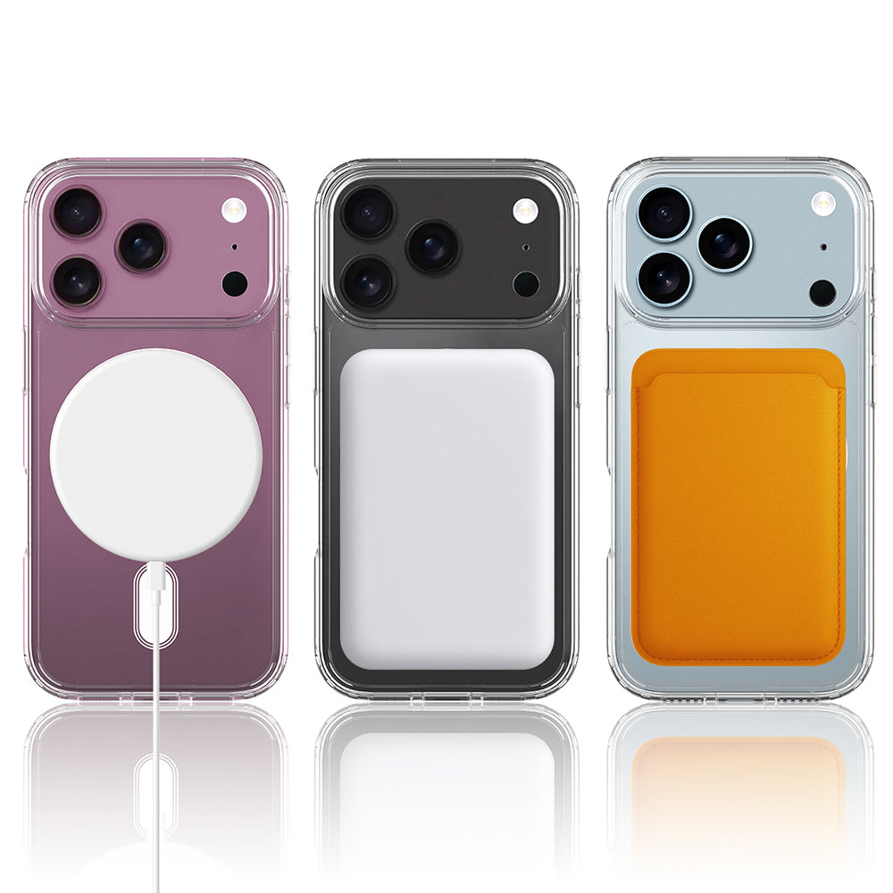 MagSafe hoesje voor Apple iPhone 17 Pro Max, Techsuit, Pro, Transparant