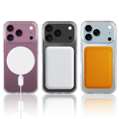 MagSafe hoesje voor Apple iPhone 17 Pro Max, Techsuit, Pro, Transparant