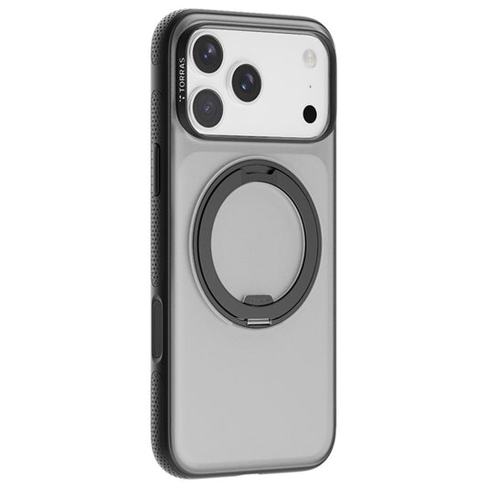 MagSafe Case for Apple iPhone 17 Pro Max, Torras, Ostand R Fitness, Black
