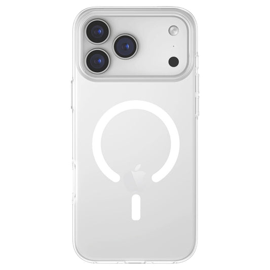 MagSafe hoesje voor Apple iPhone 17 Pro Max, UNIQ, Clario MagClick, Transparant