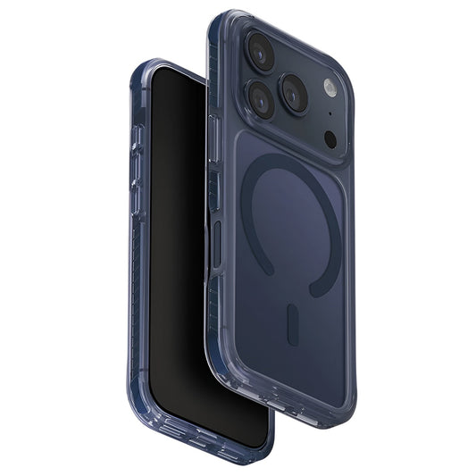 MagSafe hoes voor Apple iPhone 17 Pro Max, UNIQ, Combat MagClick, Blauw