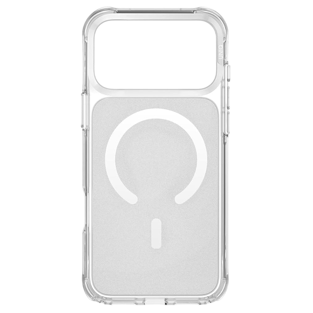MagSafe hoesje voor Apple iPhone 17 Pro Max, UNIQ, LifePro Xtreme MagClick, Transparant