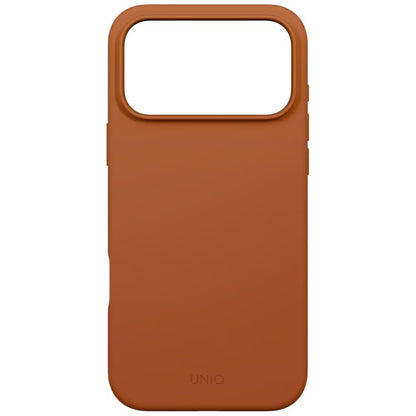 MagSafe hoes voor Apple iPhone 17 Pro Max, UNIQ, Lino MagClick, Donkeroranje