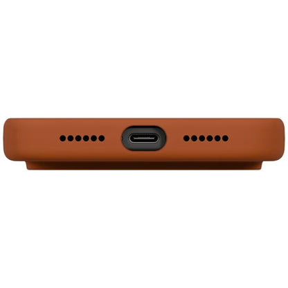 MagSafe hoes voor Apple iPhone 17 Pro Max, UNIQ, Lino MagClick, Donkeroranje
