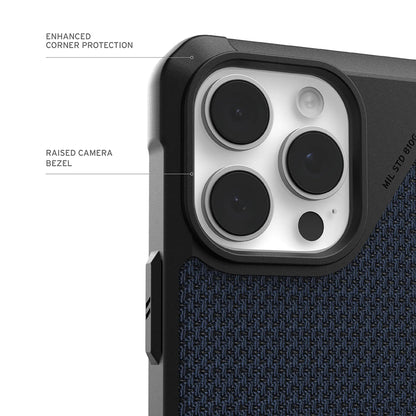 MagSafe hoesje voor Apple iPhone 17 Pro Max, Urban Armor Gear, Metropolis LT Kevlar, Marineblauw