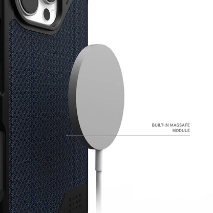 MagSafe hoesje voor Apple iPhone 17 Pro Max, Urban Armor Gear, Metropolis LT Kevlar, Marineblauw