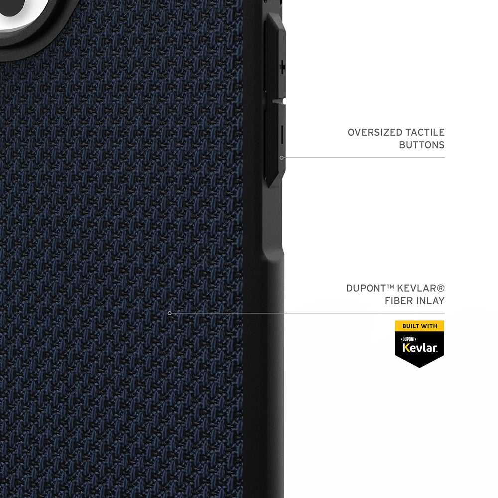 MagSafe hoesje voor Apple iPhone 17 Pro Max, Urban Armor Gear, Metropolis LT Kevlar, Marineblauw