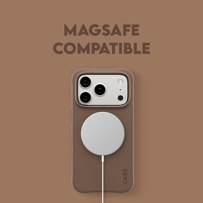 MagSafe hoes voor Apple iPhone 17 Pro, PanzerGlass, Care Fashionable, Bruin