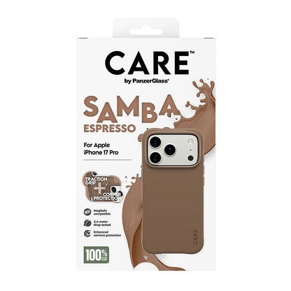 MagSafe hoes voor Apple iPhone 17 Pro, PanzerGlass, Care Fashionable, Bruin