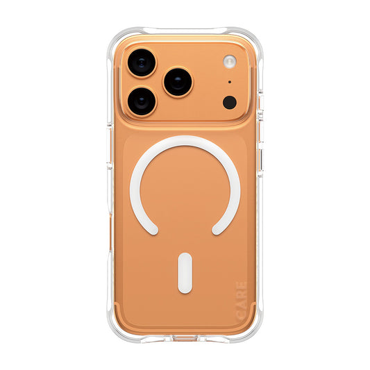 MagSafe hoesje voor Apple iPhone 17 Pro, PanzerGlass, Modieus, Transparant Wit
