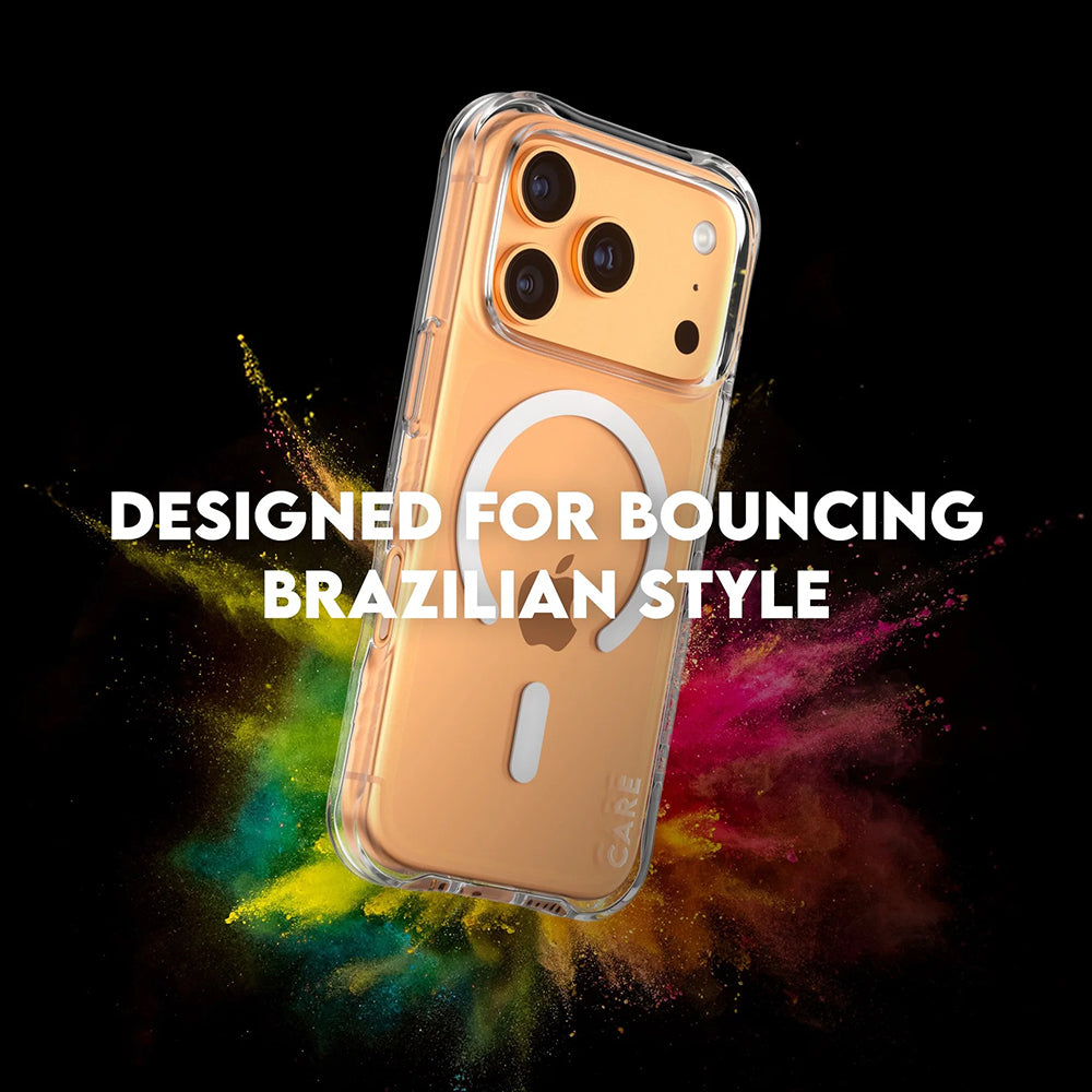 MagSafe hoesje voor Apple iPhone 17 Pro, PanzerGlass, Modieus, Transparant Wit