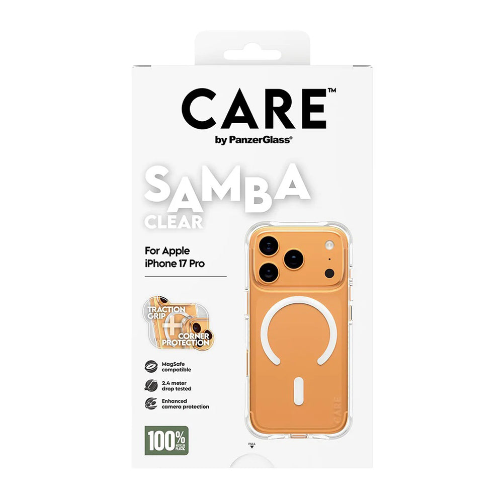 MagSafe hoesje voor Apple iPhone 17 Pro, PanzerGlass, Modieus, Transparant Wit