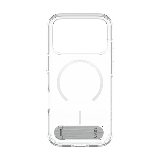 MagSafe hoesje voor Apple iPhone 17 Pro, PanzerGlass, met Kickstand, Transparant