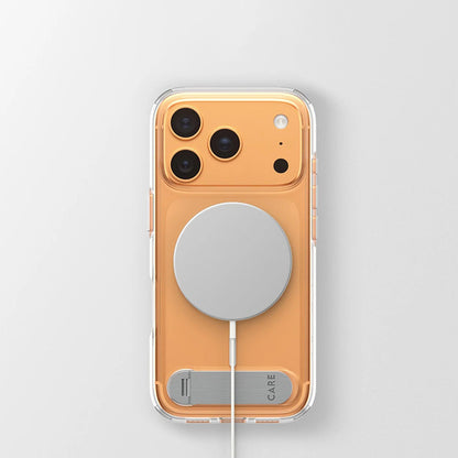MagSafe hoesje voor Apple iPhone 17 Pro, PanzerGlass, met Kickstand, Transparant