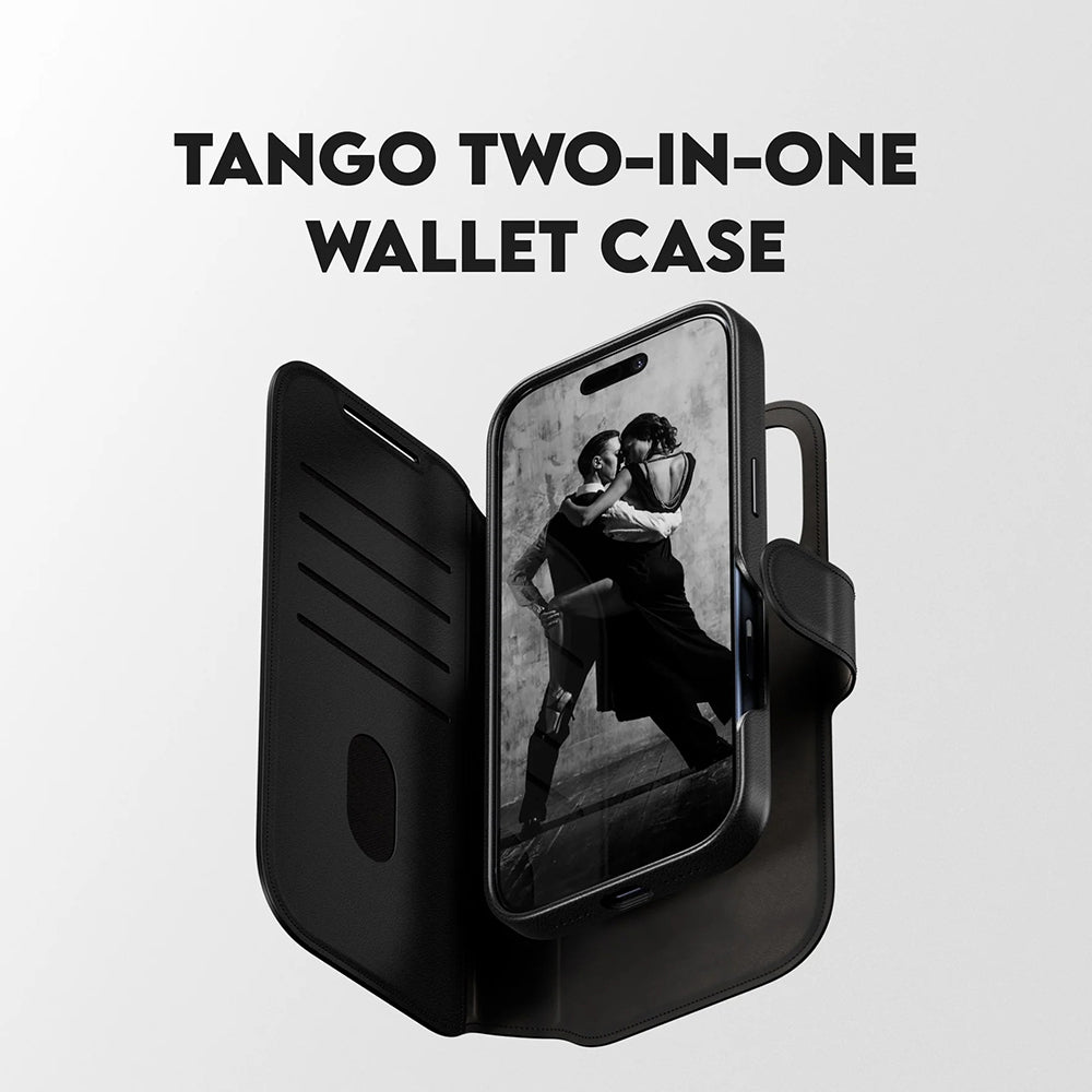 MagSafe hoes voor Apple iPhone 17 Pro, PanzerGlass, Care Feature Tango Two-in-One, Zwart