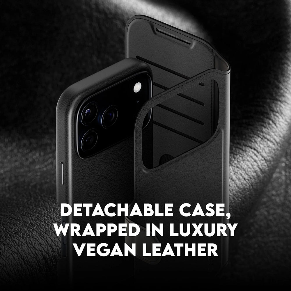 MagSafe hoes voor Apple iPhone 17 Pro, PanzerGlass, Care Feature Tango Two-in-One, Zwart